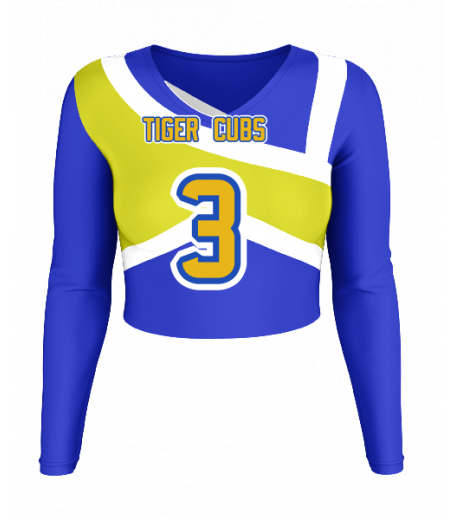 Ocean Springs V  Neck Crop Jersey