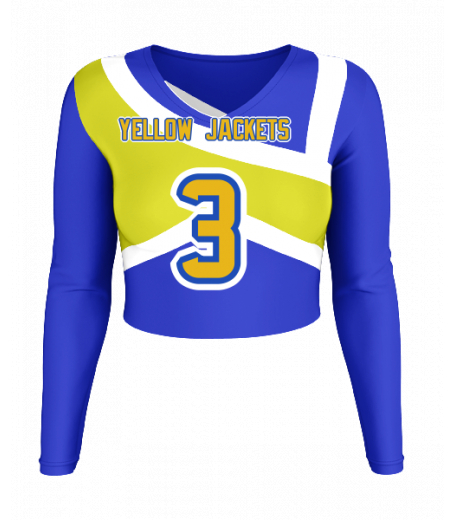 Ocean Springs V  Neck Crop Jersey