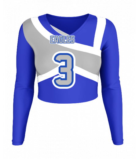 Ocean Springs V  Neck Crop Jersey