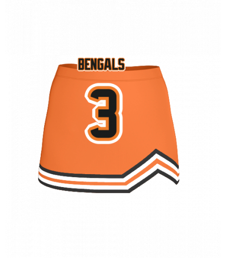 Orange Beach V Notch Skirt Jersey