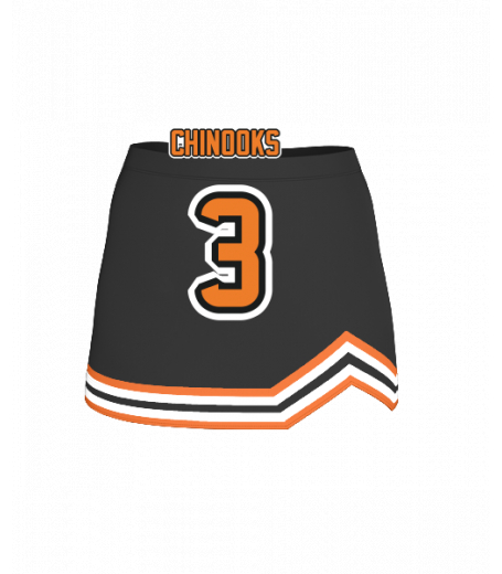 Orange Beach V Notch Skirt Jersey