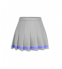 Pleated Skirt Jersey