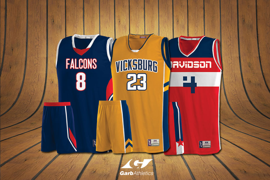 Basketball Uniforms  - just a few out of the hundreds of styles available